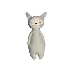 Hochet Lapin - Gris Clair - Fabelab