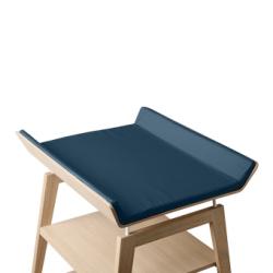 Housse de matelas à langer Linea - Bleu nuit Leander