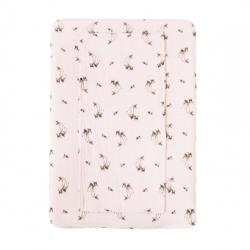 Housse de matelas à langer Fanny Faon - Rose clair Rose in April