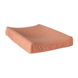Housse de Matelas à langer réversible - Abricot - Quax