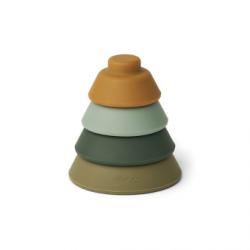 Jeu à empiler Sapin Walter - Vert mix Liewood