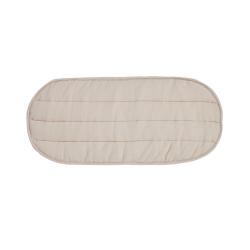 Matelas à langer ovale Luxe - Avoine - Olli Ella