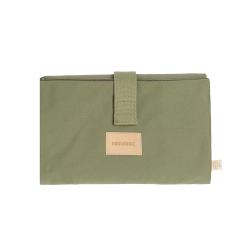 Matelas à langer de Voyage Imperméable - Vert Olive - Nobodinoz
