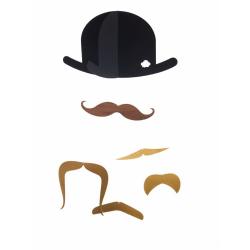 Mobile Mister Moustache Gold - Jäll et Tofta