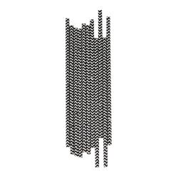 25 pailles Chevrons - Noir - My Little Day