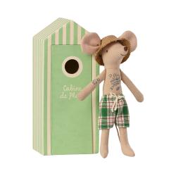 Souris Papa dans sa Cabine de Plage - Maileg
