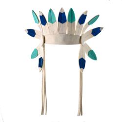 Parure d'indien - Bleu/Vert - Frida's Tierchen