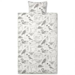 Parure de lit Animaux Katie Scott - Blanc Ferm Living