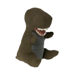 Peluche Marionnette Dinosaure Rex - Kaki - Maileg