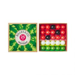 Petit Coffret de 25 Billes - Pastèque Billes and Co