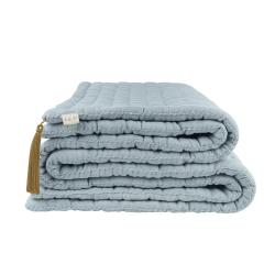 Plaid Tatami Sweet Blue - Bleu clair - Numéro 74