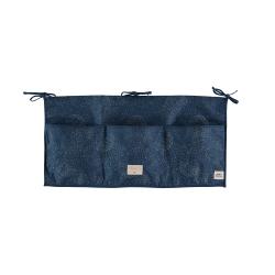 Pochette de rangement Merlin bubble Elements - Bleu marine - Nobodinoz