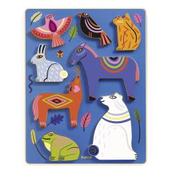 Puzzle relief - Nora et Co - Djeco