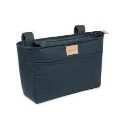 Sac Organisateur de Poussette Imperméable - Bleu Carbone - Nobodinoz