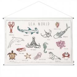School Poster brodé - Animaux marins Numéro 74