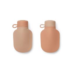 Set de 2 Gourdes à Compote - Rose Mix - Liewood