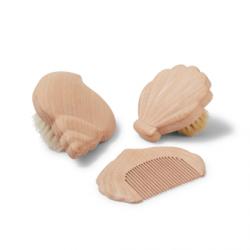 Set de 3 brosses Coquillages Konges Slojd