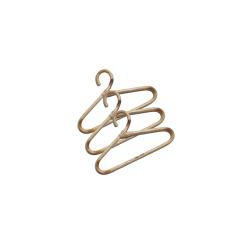 Set de 3 cintres en rotin pour poupée - Minikane