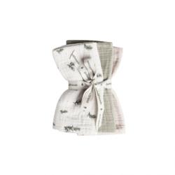Pack de 3 Petits Langes - Romarin Garbo et Friends