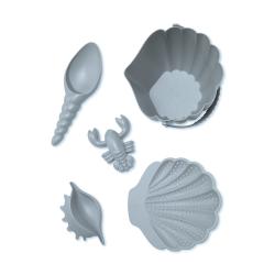 Set de plage Coquillage - Bleu gris - Konges Slojd