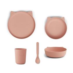 Set de Vaisselle Chat Paul - Blush - Liewood