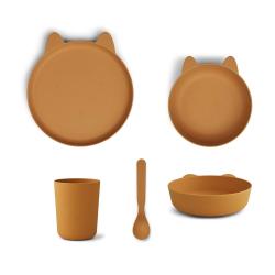 Set de Vaisselle Lapin Paul - Moutarde - Liewood