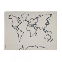 Tapis Mural Carte du monde Lorena Canals